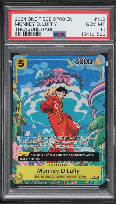 2024 One Piece Japanese Promo Mos Burger Monkey D. Luffy #P-080