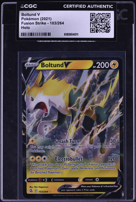 boltund v pokemon card value - - SWSH085 - Shining Fates - Black Star Promo Colorless Retreat Cost Pokemon TCG - s1a -