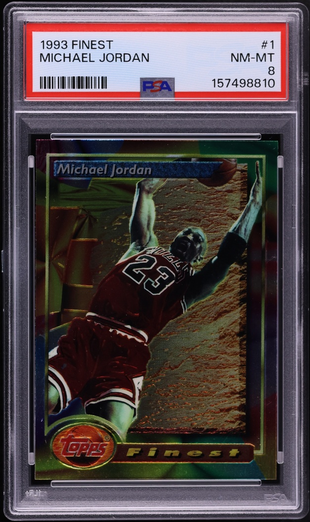 1993 Finest Basketball Michael Jordan #1 PSA 8 NM-MT