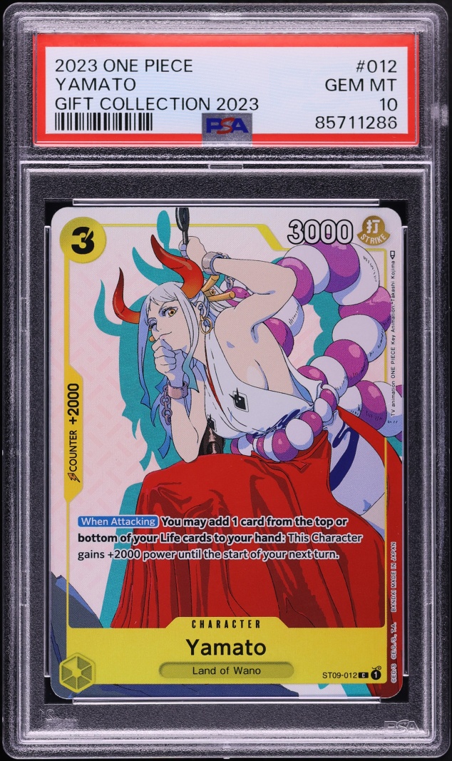 2023 One Piece Gift Collection Yamato #ST09-012 PSA 10 GEM MINT