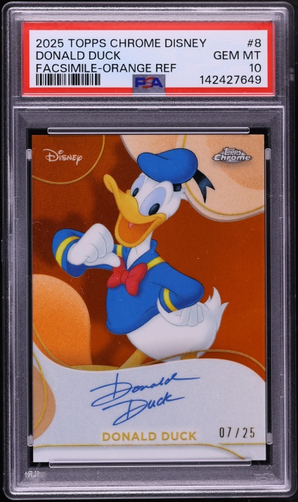 2025 Topps Chrome Disney Pongo Sapphire PSA 10 #101 159 on
