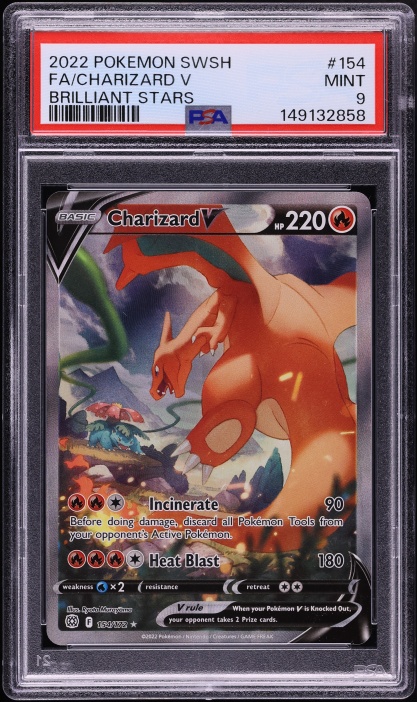 2020 Pokemon Japanese SWSH Shiny Star V Shiny Charizard V #307 PSA