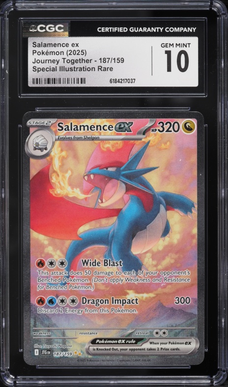 エスシーEXソーム　お値下げしました 2025 Pokemon Scarlet & Violet Journey Together SIR Salamence ex
