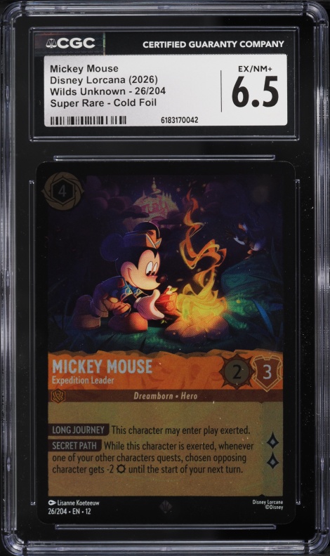 2022 Disney Lorcana Promo D23 Expo Mickey Mouse #1 PSA 10 GEM MINT