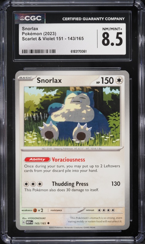 2022 Pokemon Japanese Sword & Shield Dark Phantasma CHR Snorlax