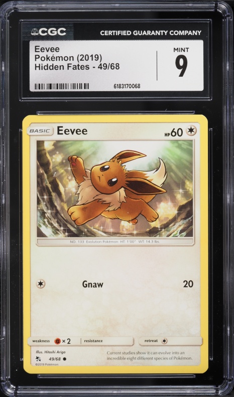2009 Pokemon Japanese Melee! Scramble Eevee #19 PSA 9 MINT on
