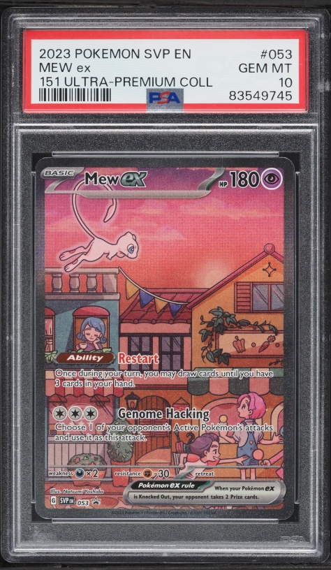 pokmon 151 ultra premium collection promo cards Mewtwo 052 - Ace 9 proof acrylic case 2023 Pokemon SV Black Star