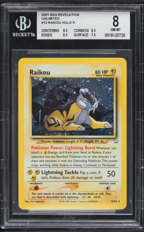 basic raikou pokemon card value Amazon.com: Pokemon - Raikou - 050/185 - Vivid Voltage - Amazing Rare