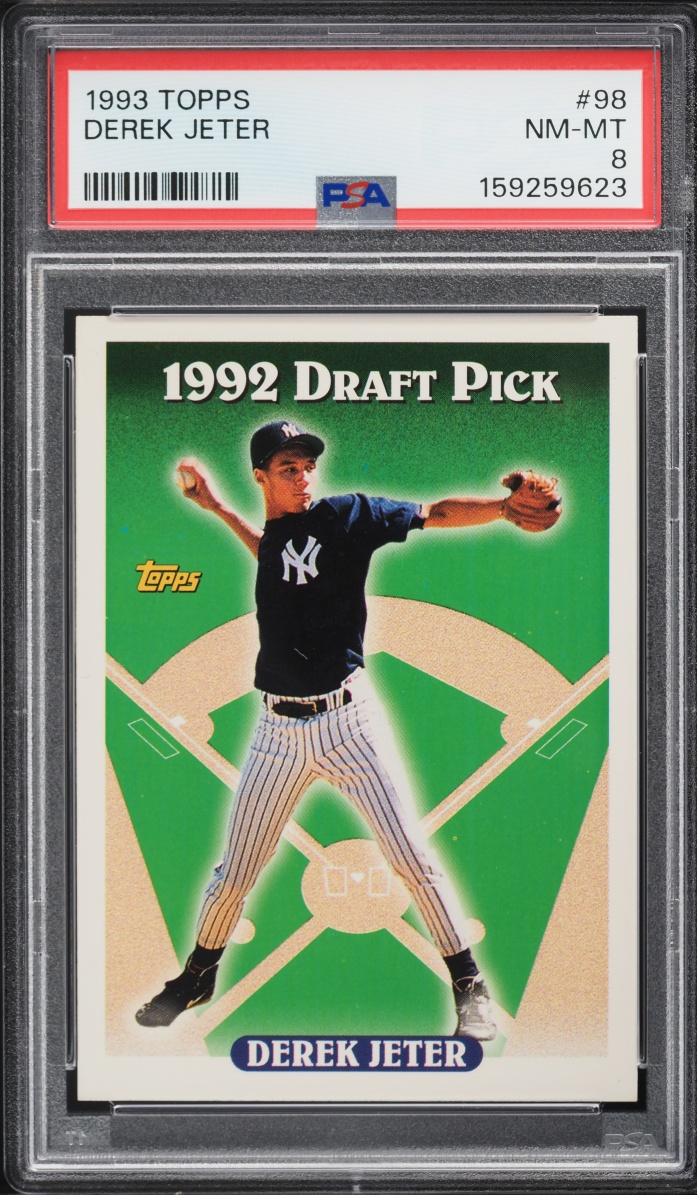 1993 Topps Derek Jeter ROOKIE #98 PSA 8 NM-MT