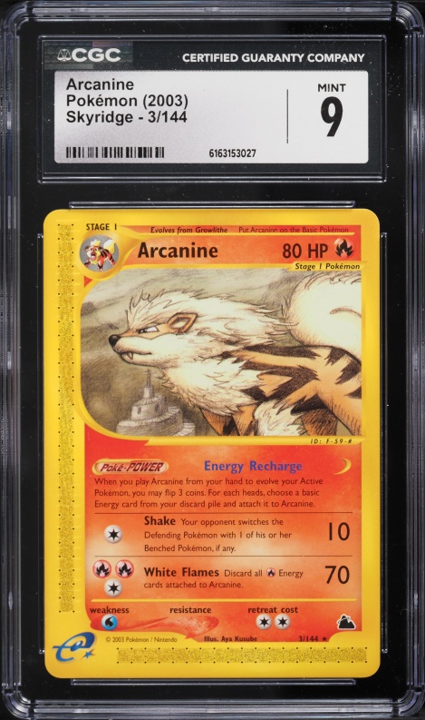 2016 Pokemon XY Evolutions Arcanine #18 CGC AUTH on Fanatics Collect