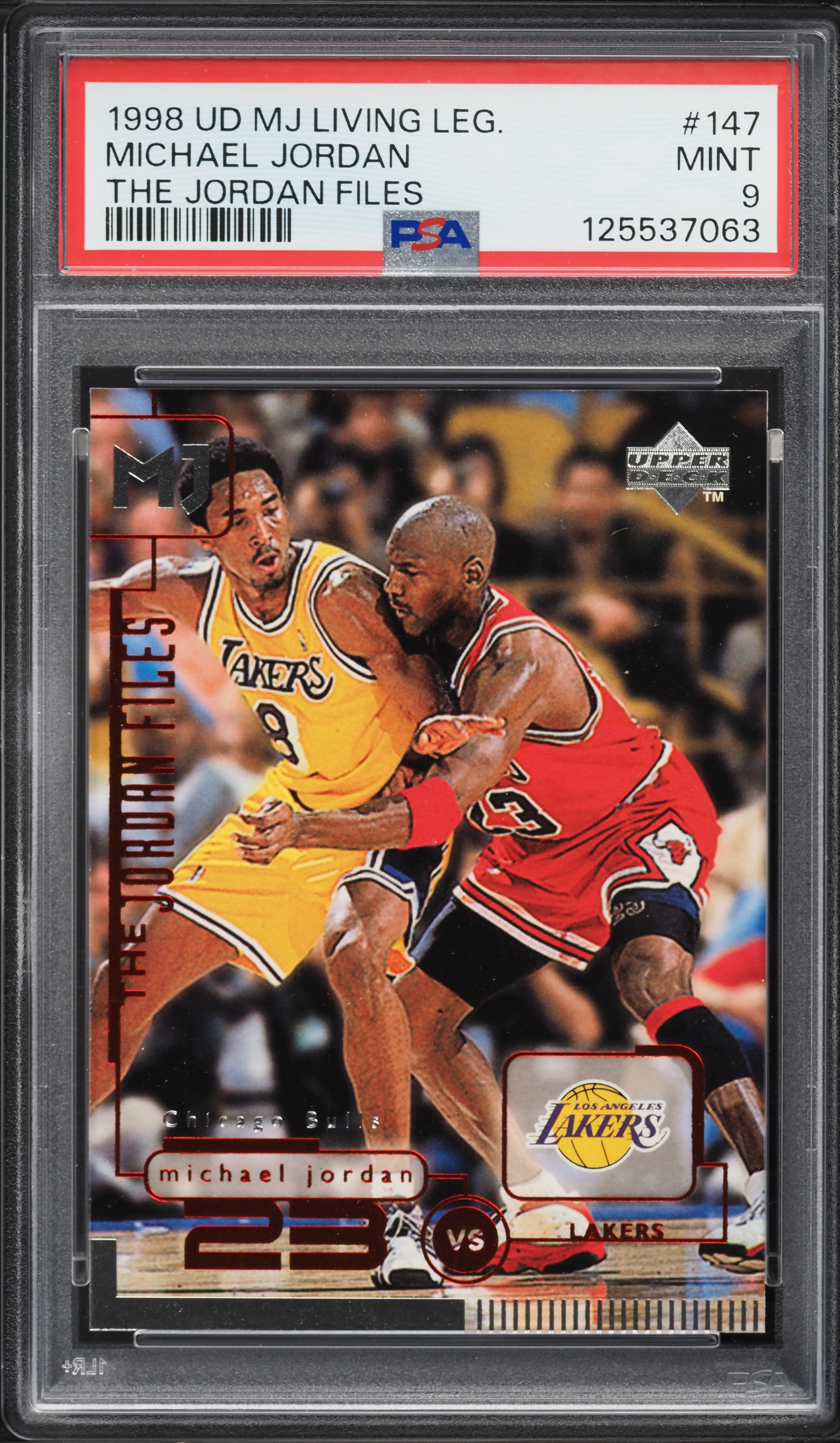 1998 Upper Deck MJ Living Legend Michael Jordan w/ Kobe Bryant