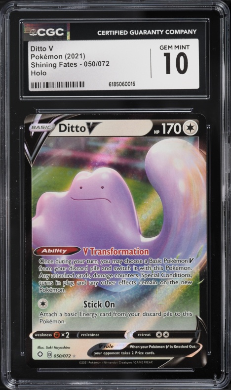 ditto v pokemon card Vmax & - Shining Fates - Ultra Rare Lot Saki Hayashiro Shining Fates Singles Ditto V Japanese 2020 Pokmon