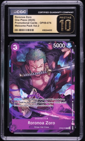 2025 One Piece Promo Winner Pack Volume 3 Roronoa Zoro #EB02-019