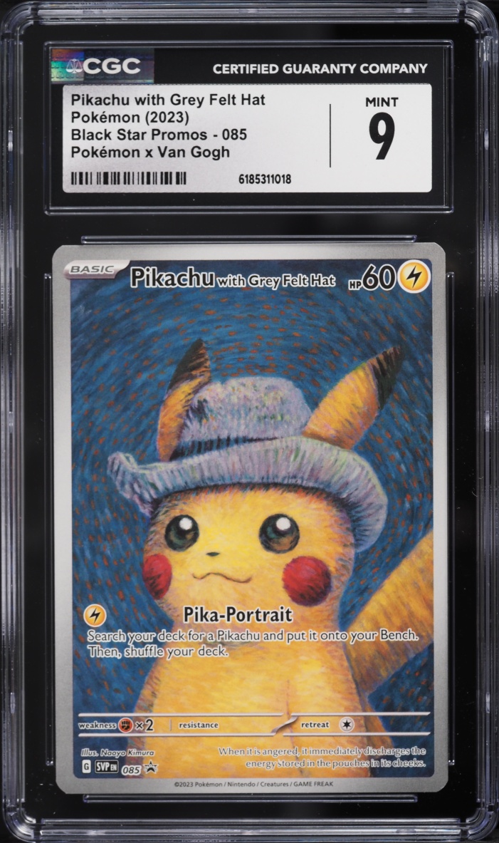 Pikachu/Grey Felt Hat