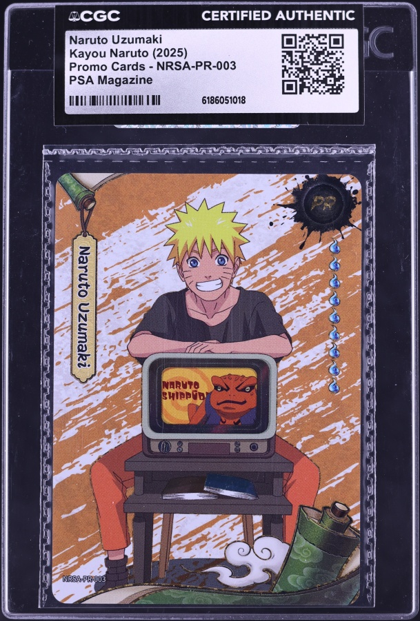 2025 Kayou Naruto Promo PSA Magazine Naruto Uzumaki #NRSA-PR-003