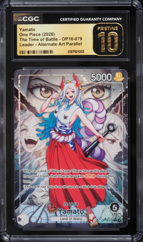 2025 One Piece Carrying On His Will SR Yamato #OP13-054 CGC 10