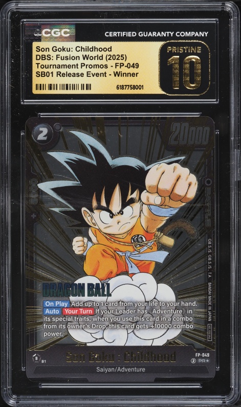 2025 Dragon Ball Super: Fusion World Manga Booster 02 Son Goku