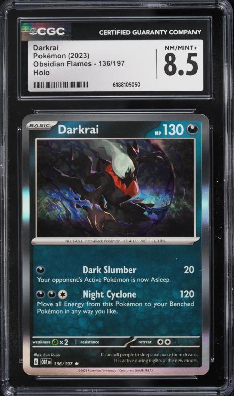 darkrai pokemon card holographic Amazon.com: Pokemon - Darkrai Prism - 77/156 - Holo Rare