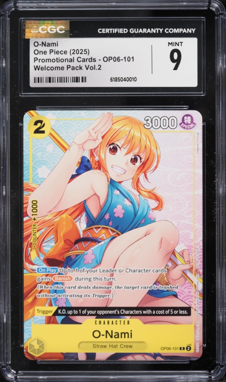 2025 One Piece Championship 25' Event Pack O-Nami #101 PSA 10 GEM