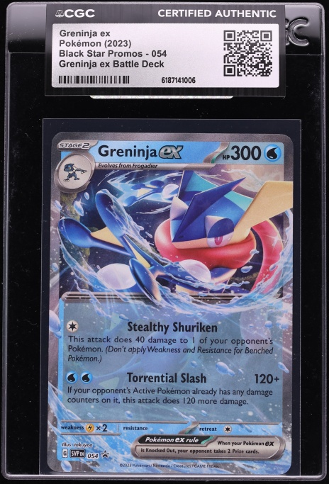 2024 Pokemon Japanese SV Crimson Haze Full Art Greninja ex #83 CGC