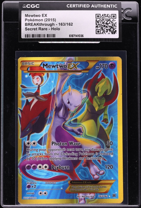 2021 Pokemon Japanese 25th Anniversary Promo Holo Mewtwo EX #22