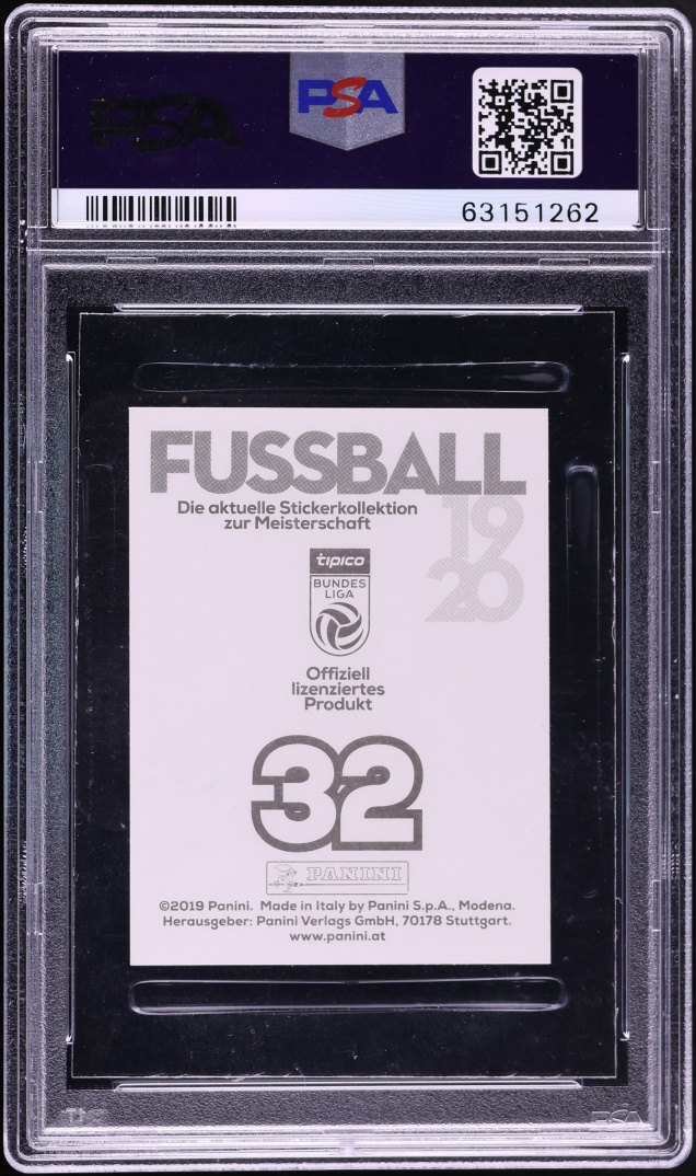 2019 Panini Fussball Bundesliga Sticker Erling Haaland ROOKIE #32