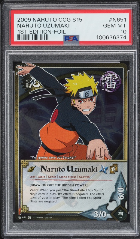 2012 Miracle Battle Carddass Naruto Shippuden Promo Naruto Uzumaki