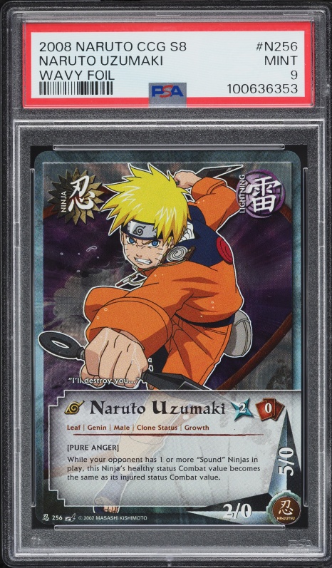 2008 Naruto Shippuden Japanese Bandai Carddass Data Kizuna Get