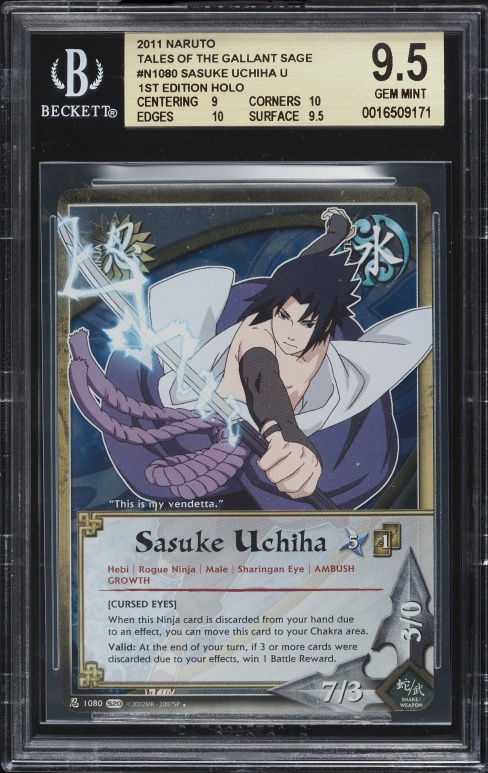 2025 Naruto Kayou Heaven Scroll Sasuke Uchiha #NRSA01-SSR-003L3