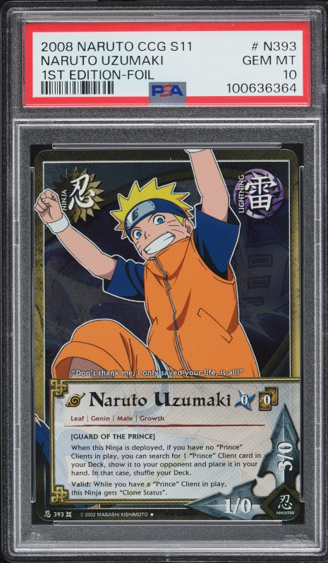 2025 Kayou Naruto Promo Cards PSA Magazine Naruto Uzumaki #NRSA-PR