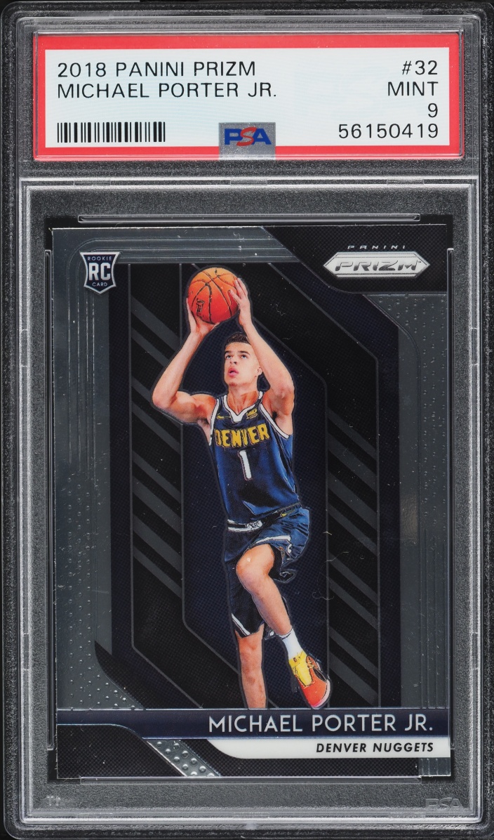 2018 Panini Prizm Michael Porter Jr. ROOKIE #32 PSA 9 MINT