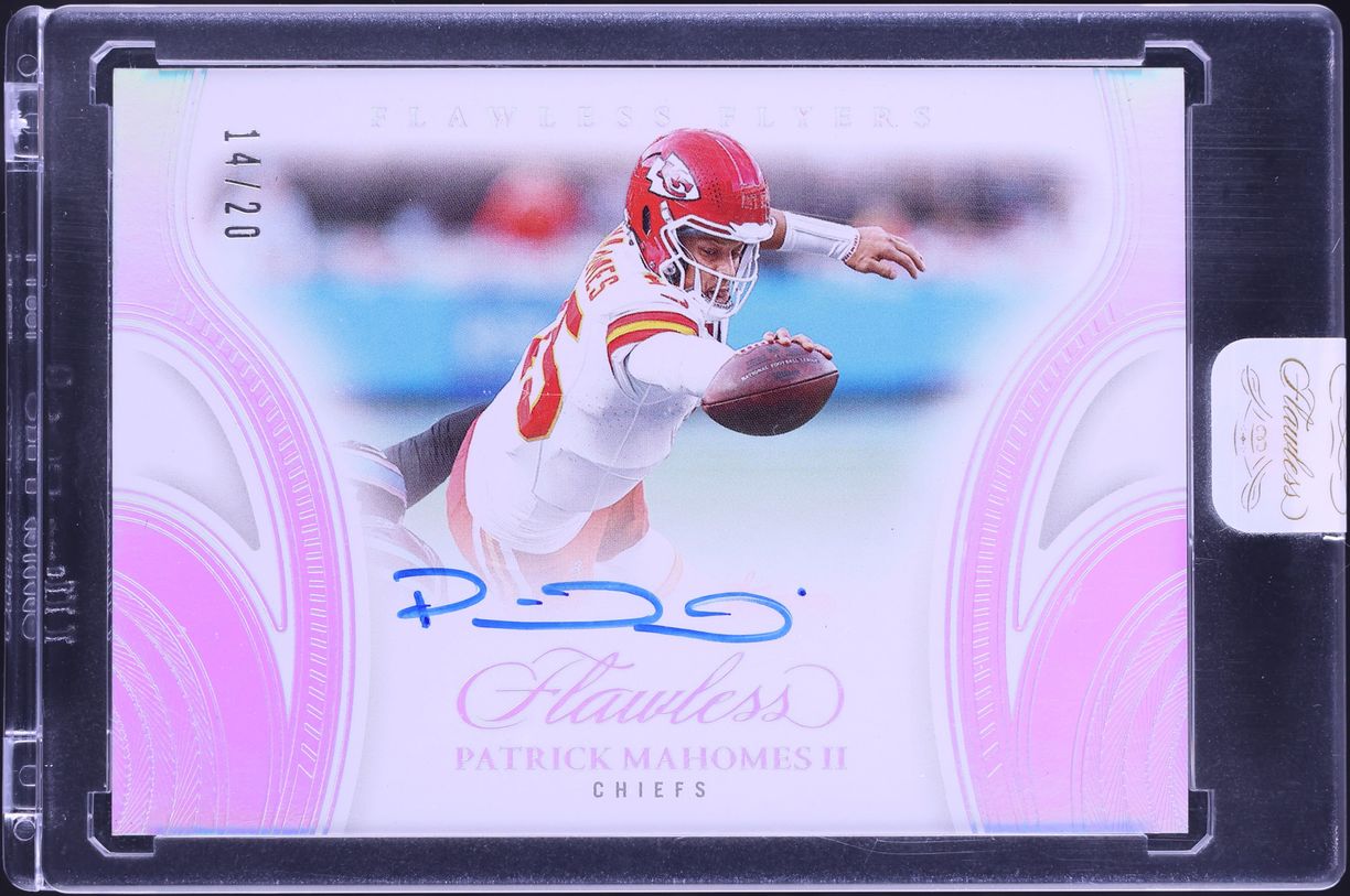 2025 Panini Flawless Flyers Silver Patrick Mahomes II AUTO /20 #FF-PMS