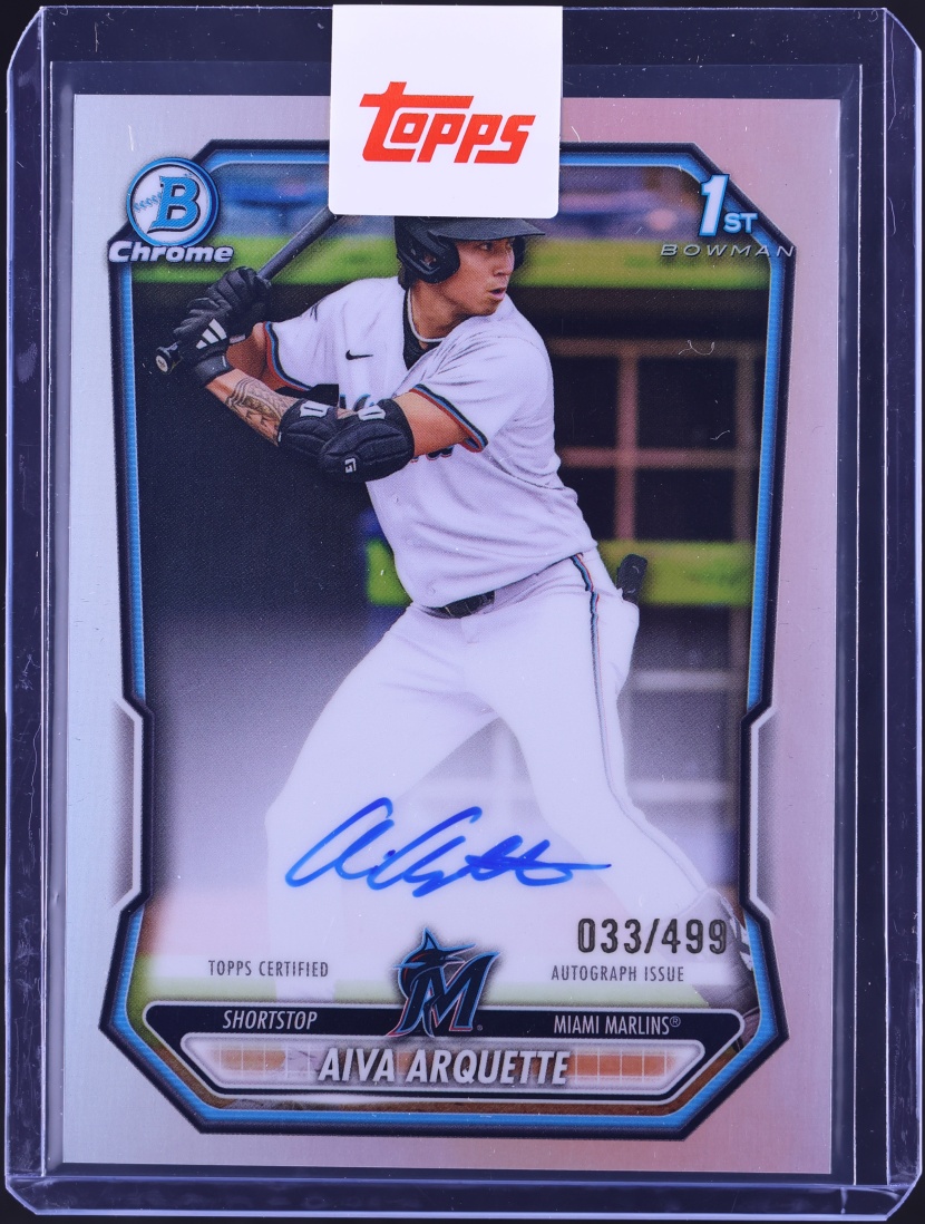 2026 Bowman Chrome Refractor Aiva Arquette PROSPECT AUTO /499 #CPA-AA