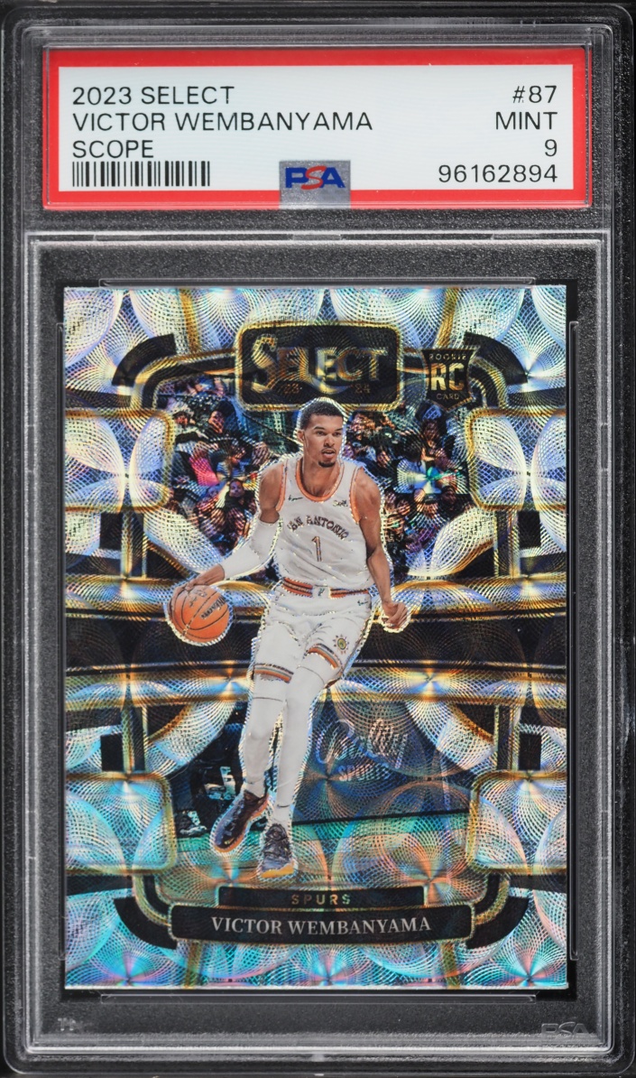 2023 Select Concourse Scope Victor Wembanyama ROOKIE #87 PSA 9 MINT