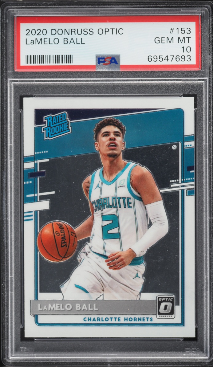 2020 Donruss Optic LaMelo Ball ROOKIE #153 PSA 10 GEM MINT