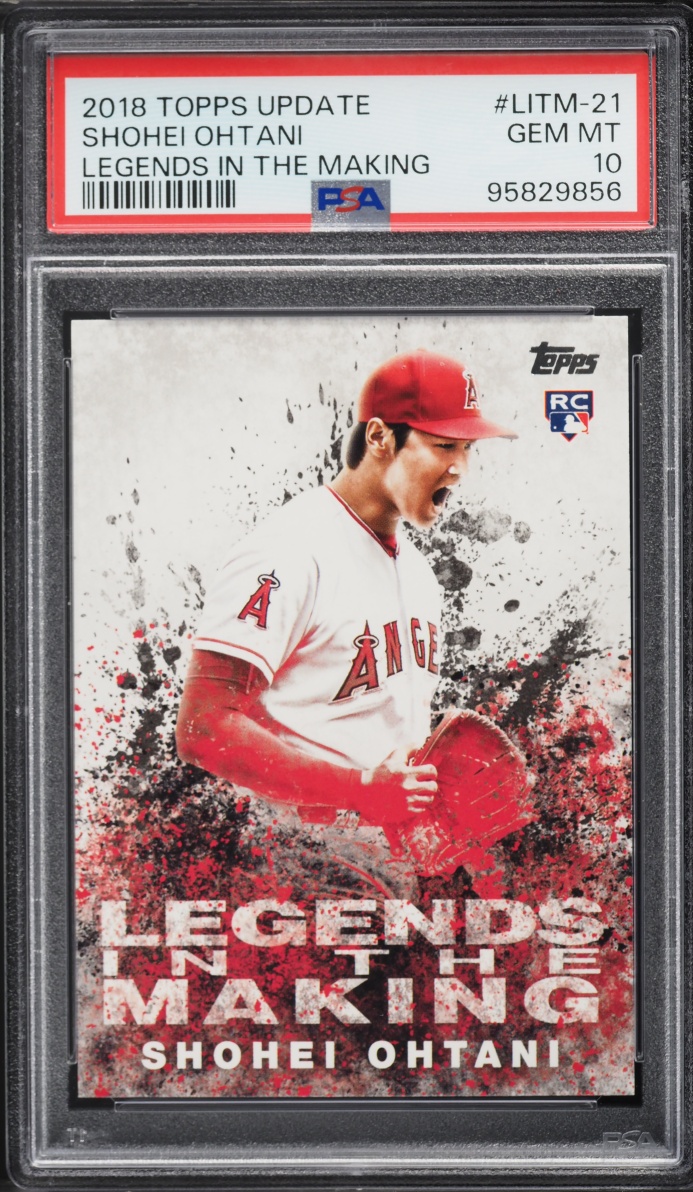 2018 Topps Update Legends In The Making Shohei Ohtani ROOKIE #LITM-21 PSA 10 GEM MINT