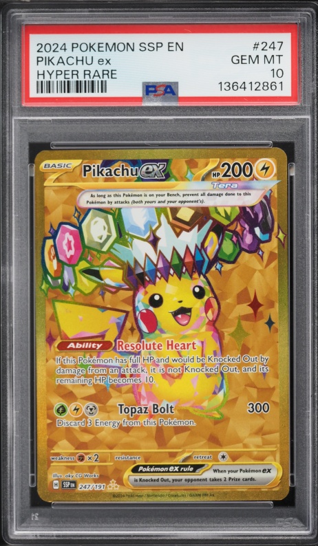 2024 Pokemon Japanese SV Super Electric Breaker Pikachu ex #33 PSA