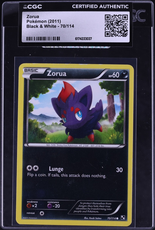pokemon card zorua Night Wanderer Korean #072 this item offers a spectacular aesthetic for a gallery Zorua #072 Night Wanderer