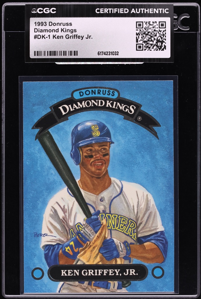 1993 Donruss Diamond Kings Ken Griffey Jr. #DK-1 CGC AUTH