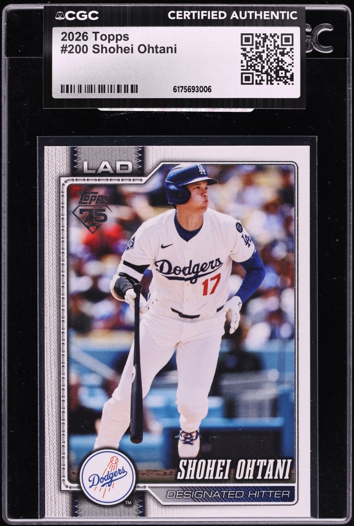 2026 Topps Shohei Ohtani #200 CGC AUTH