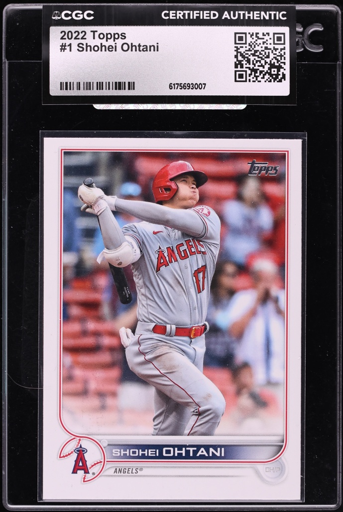 2022 Topps Shohei Ohtani #1 CGC AUTH