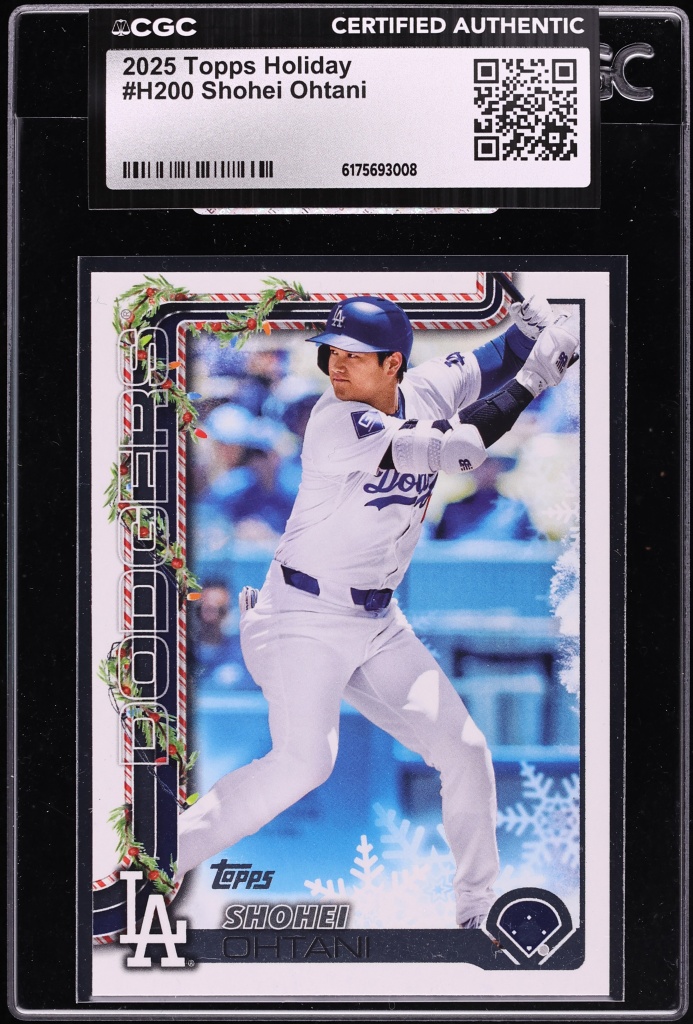 2025 Topps Holiday Shohei Ohtani #H200 CGC AUTH