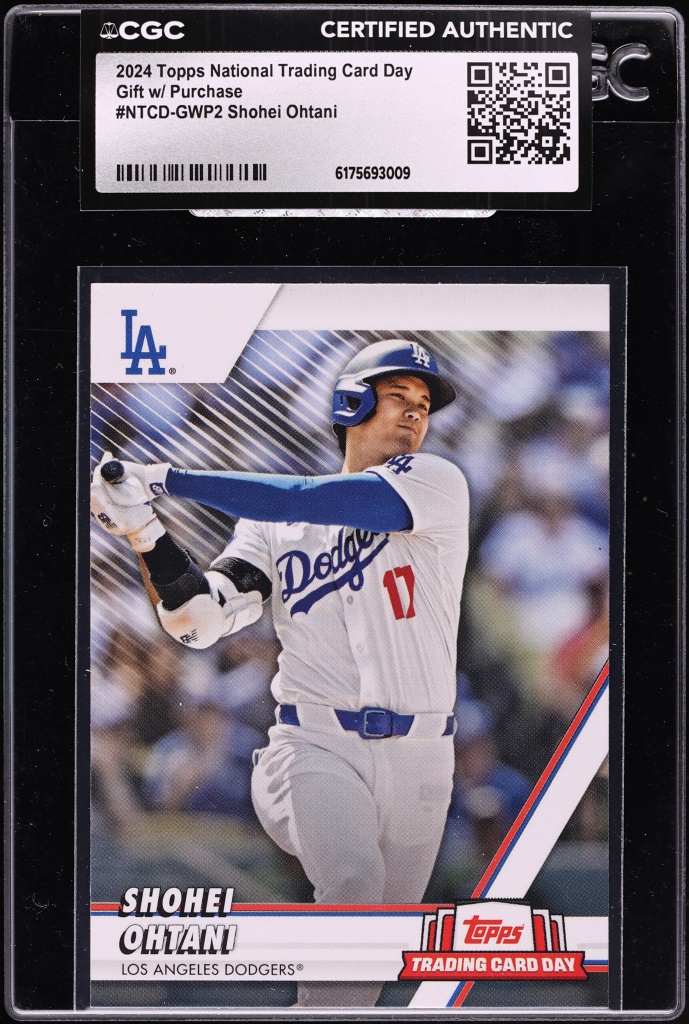 2024 Topps National Trading Card Day Gift w/ Purchase Shohei Ohtani #NTCD-GWP2 CGC AUTH