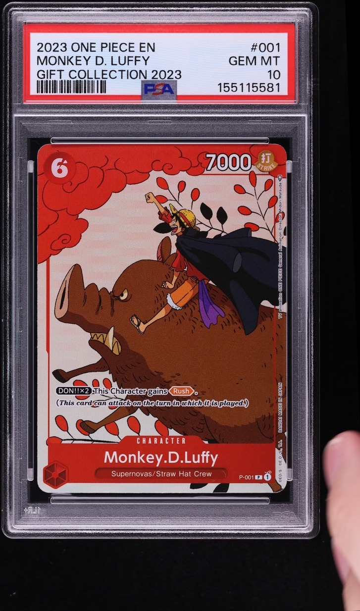 2023 One Piece Promo Gift Collection Monkey D. Luffy #P-001 PSA 10 GEM MINT