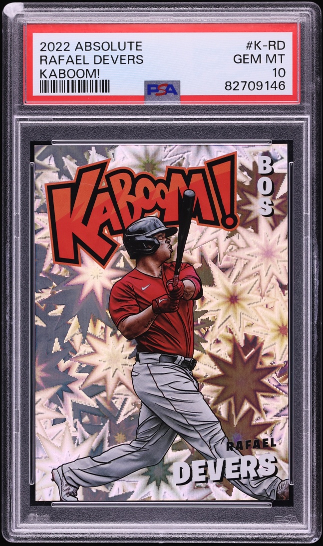 2022 Absolute Kaboom! Rafael Devers #K-RD PSA 10 GEM MINT