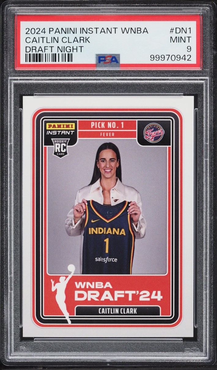 2024 Panini Instant WNBA Draft Night Caitlin Clark ROOKIE /45316 #DN-1 PSA 9 MINT