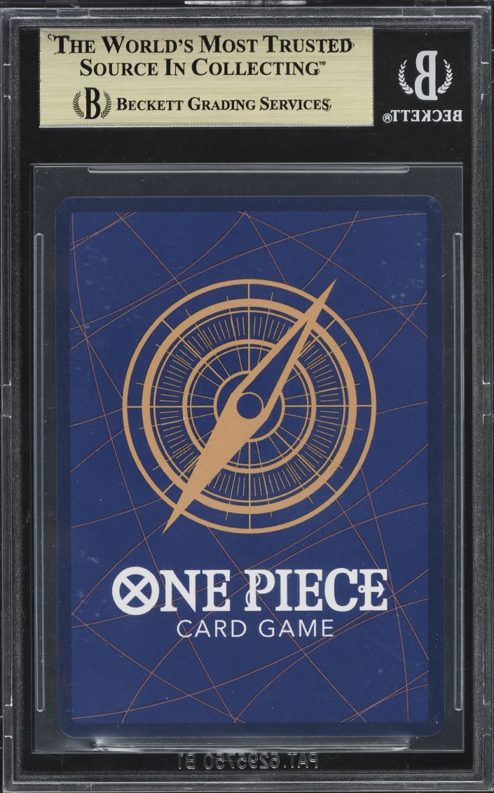 2022 One Piece Promo Treasure Cup '24 Top 8 Prize SR Dracule Mihawk #OP01-070 BGS 10 PRISTINE
