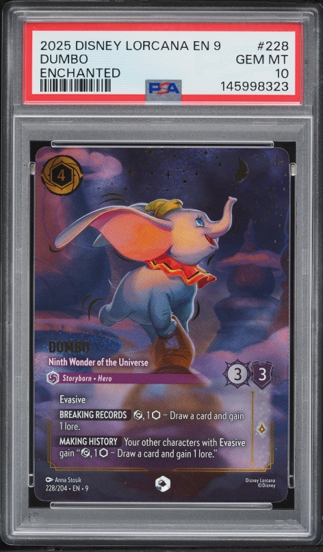 2025 Disney Lorcana Fabled Enchanted Dumbo Ninth Wonder Of The