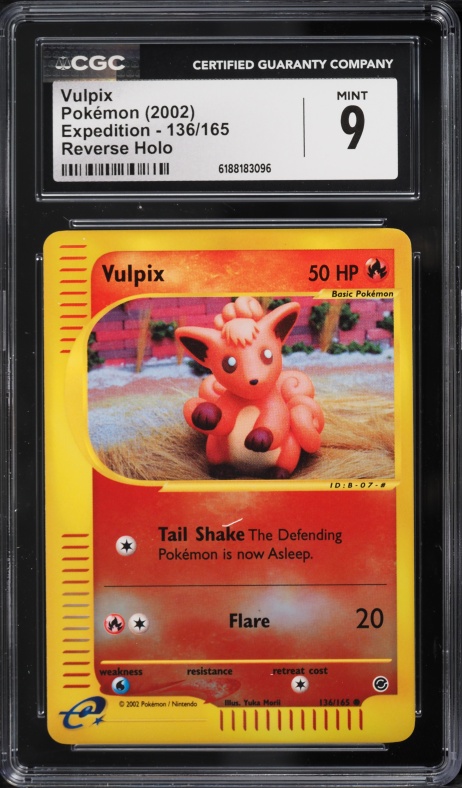 2025 Pokemon Japanese Mega Brave AR Vulpix #67 CGC 10 PRISTINE on