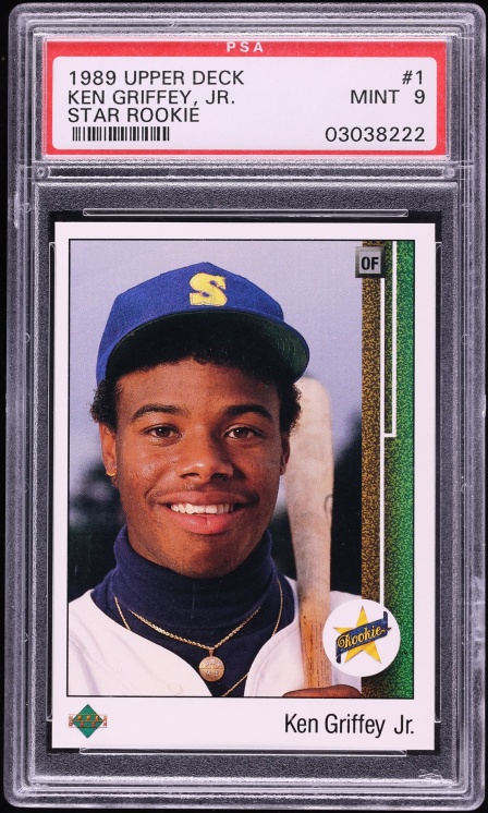 1989 Upper Deck Star Ken Griffey Jr. ROOKIE #1 PSA 9 MINT
